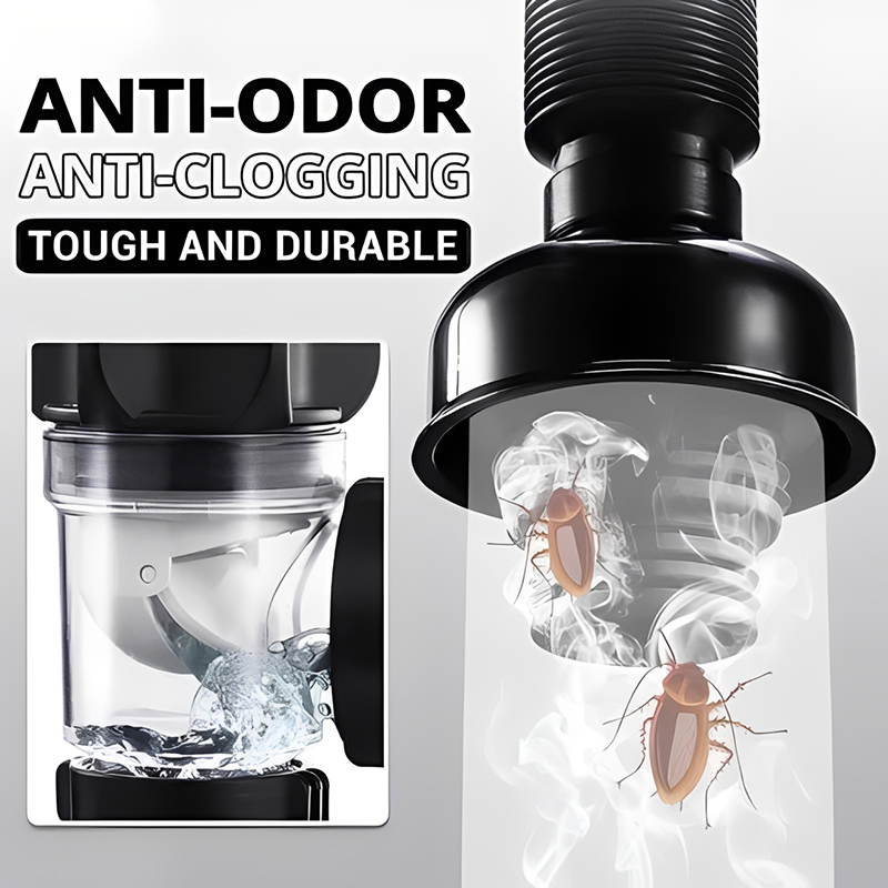 Sink Drain Strainer - Filtro Desodorizante Retráctil, Tubo de Desagüe