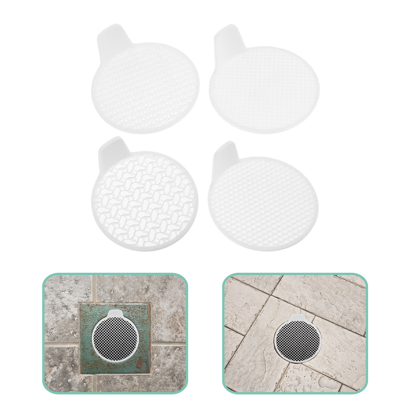 Sink Drain Strainer - 4 unidades de rejilla metálica desechable