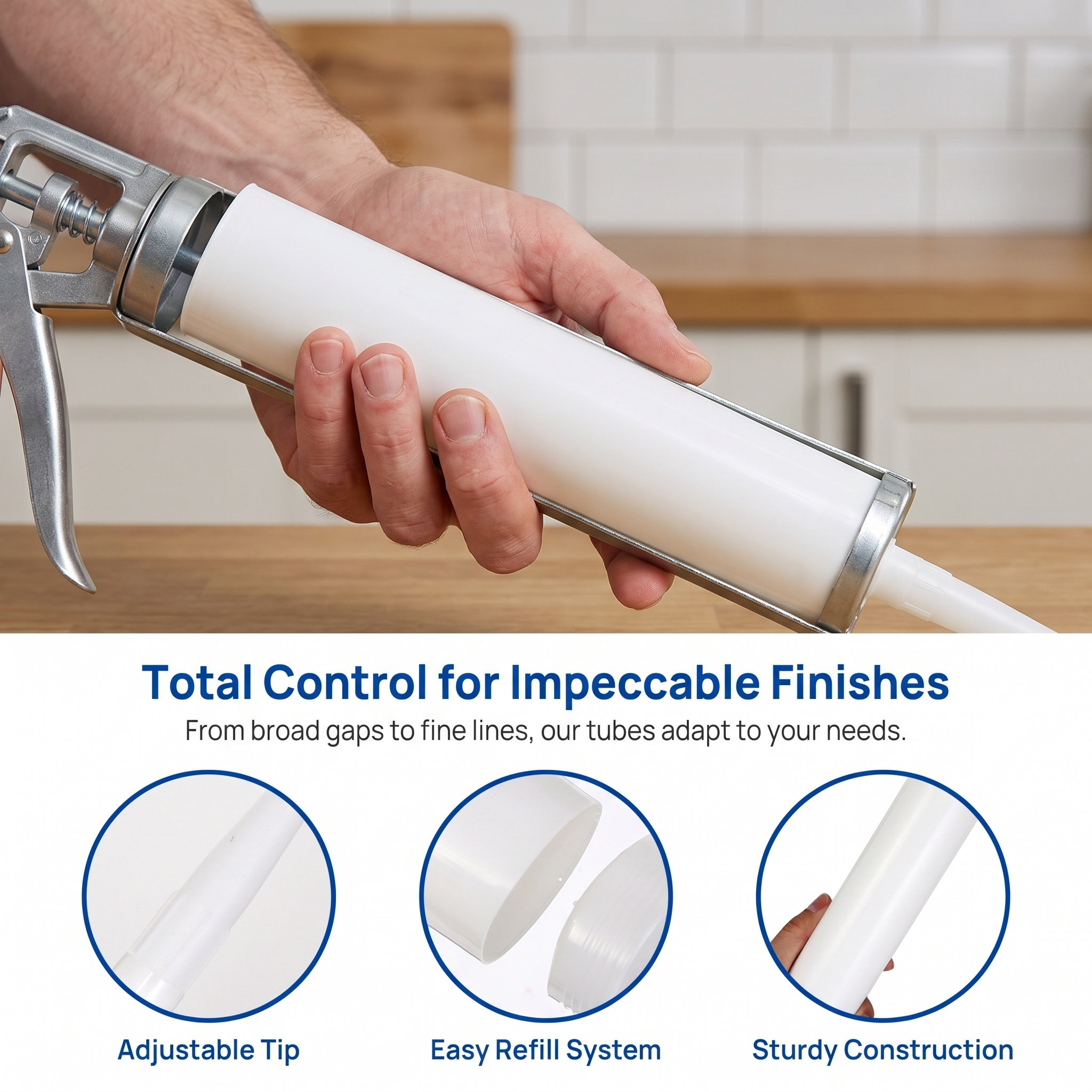Home Improvement In - 5 tubos de sellador vacíos y