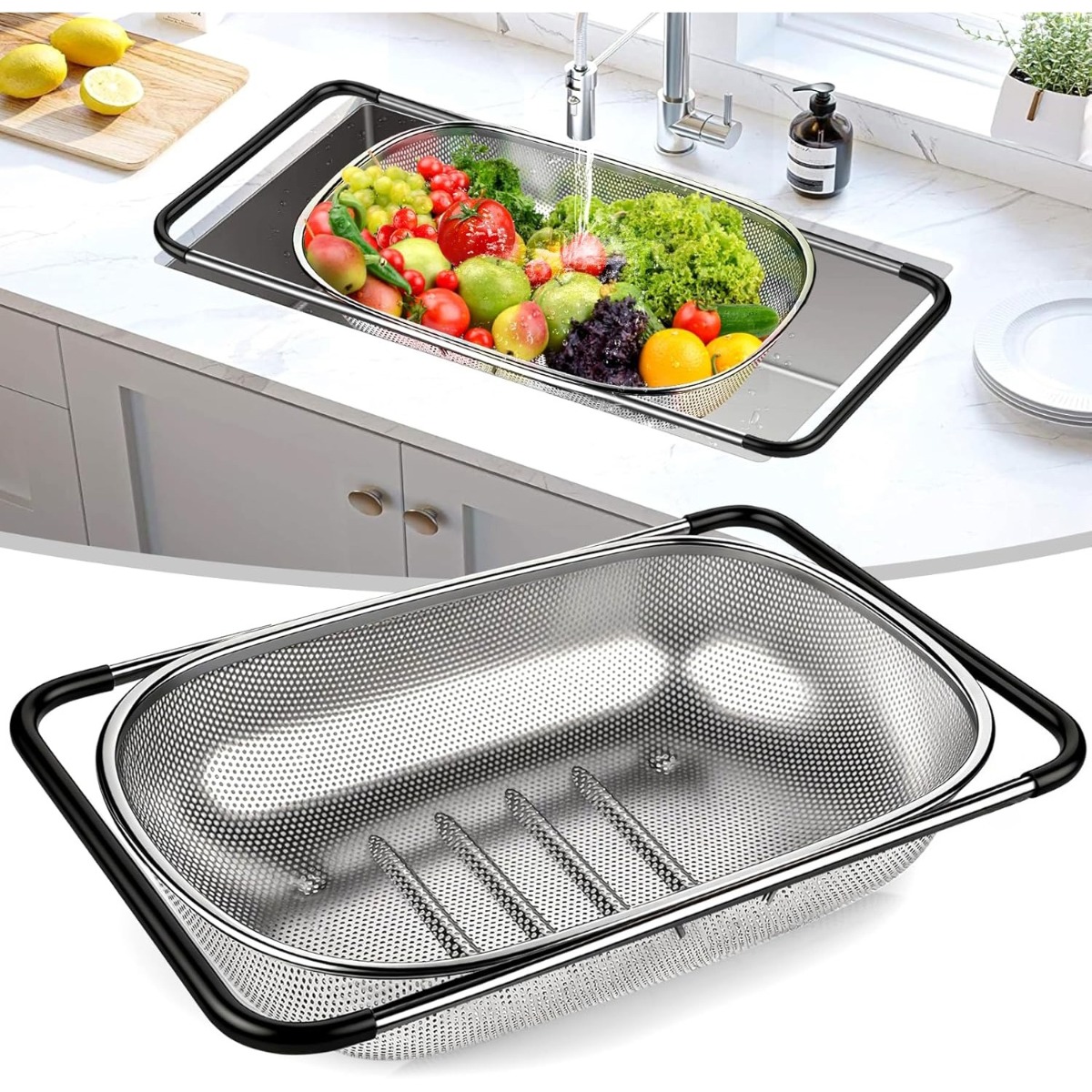 Sink Drain Strainer - Colador de fregadero, cesta coladora de