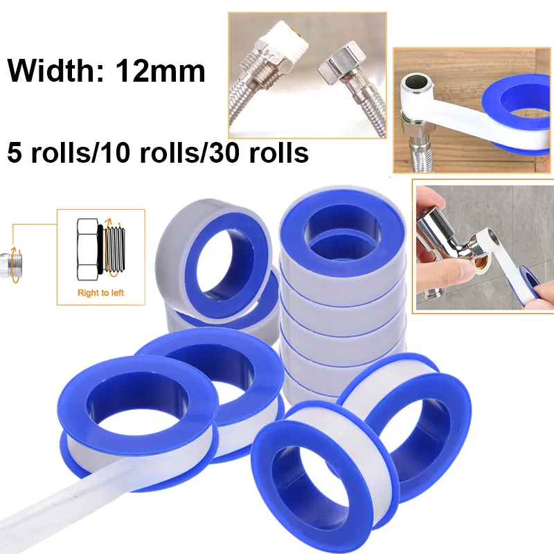 Plumbing Tape Ptfe - 5/10/30 rollos de cinta de tubería