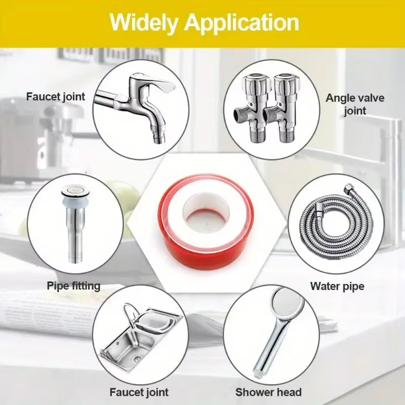 Cinta de PTFE Roja para Materi - Plumbing Tape Ptfe reseña y precio