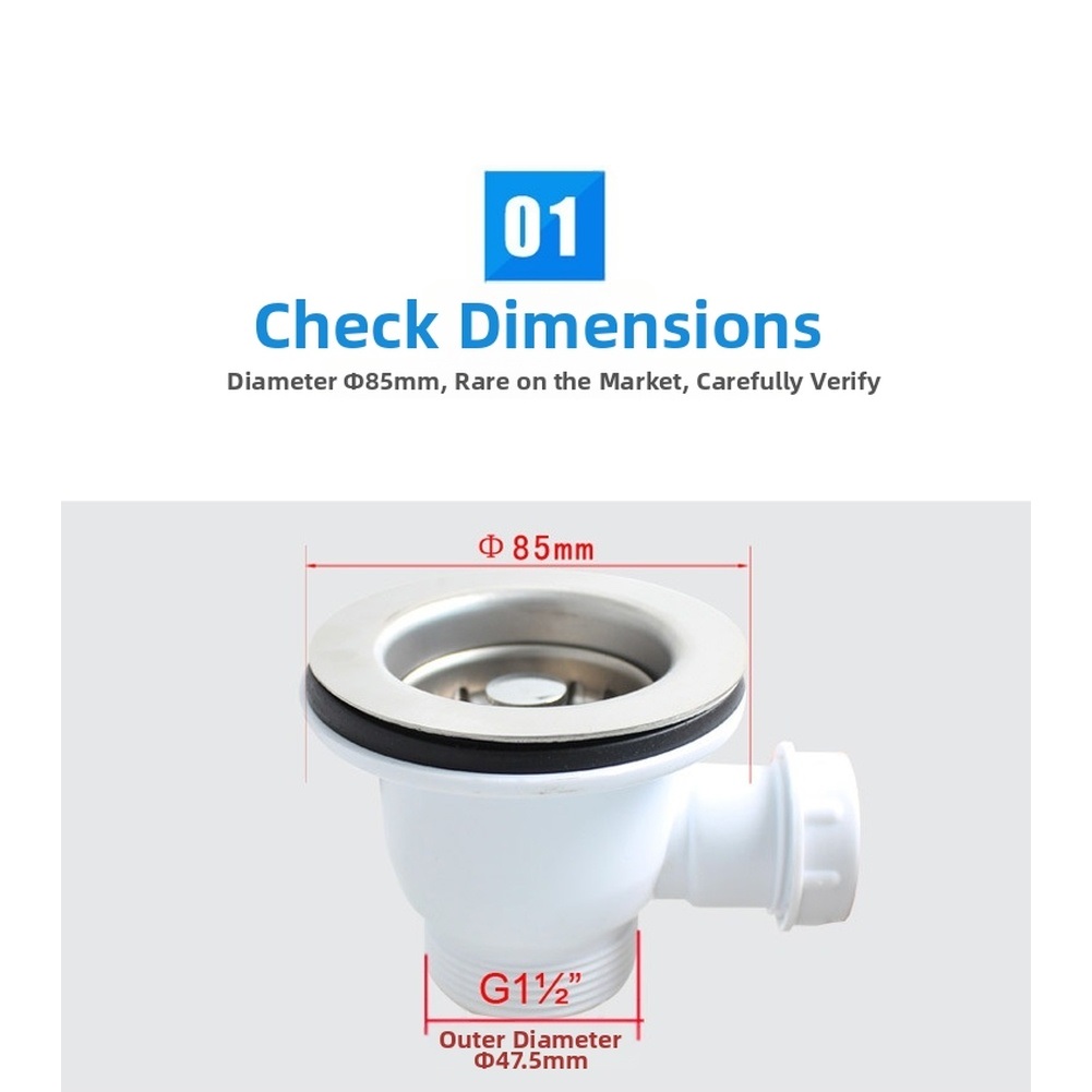 Filtro de desagüe de acero ino - Sink Drain Strainer reseña y precio