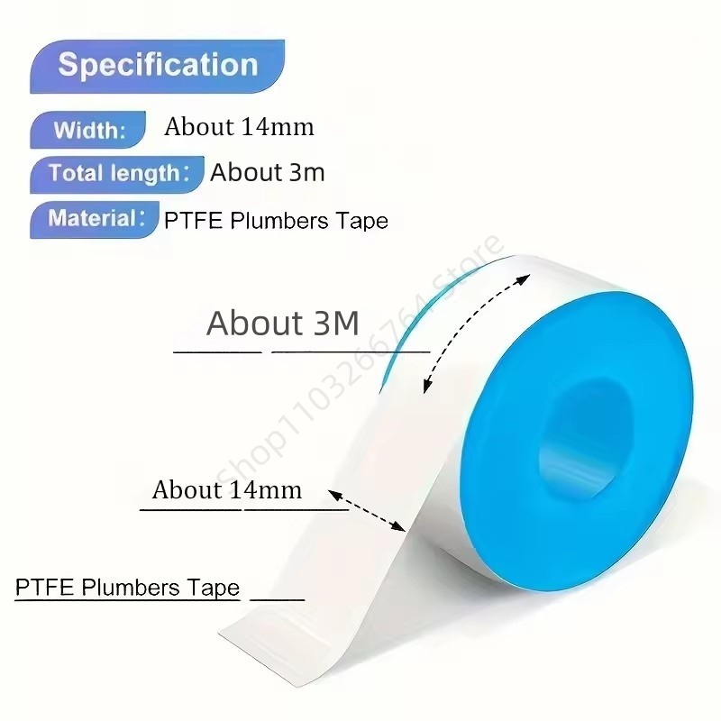 Cinta de PTFE para tuberías de - Plumbing Tape Ptfe reseña y precio
