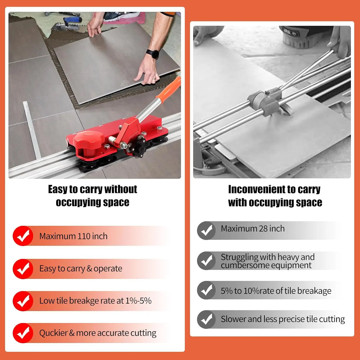 Cortador de azulejos de gran f - Tile Cutter Scoring reseña y precio